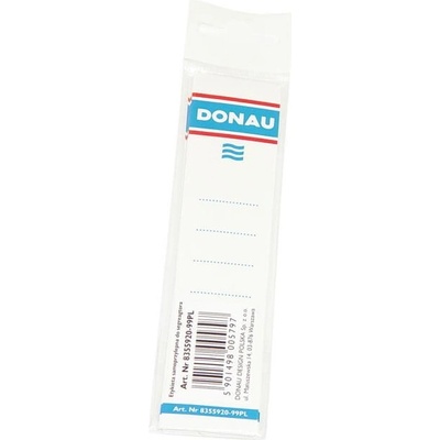 Donau Štítok chrbtový samolepiaci pre zakladače 33x153mm biely