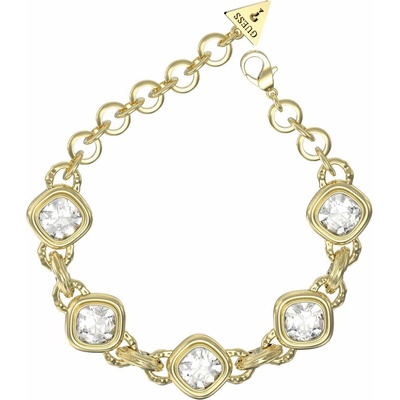 Guess Neprehliadnuteľný náramok s kryštálmi Mamounia JUBB05311JWYG 18,4 cm