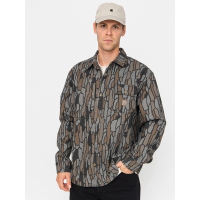 Brixton Builders Stretch Overshirt (bark camo)