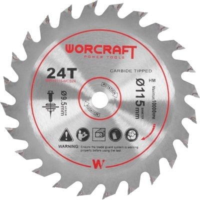 Worcraft CMCS-S20LiB 115x9,5 mm 24T