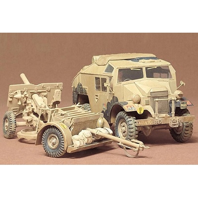 Tamiya British 25pdr Gun + Quad 1:35
