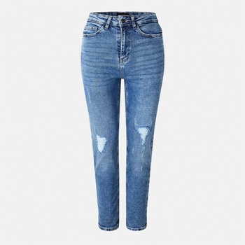 Image 1 of Pieces Дънки Pieces Women's Slim Fit Jeans - Medium Blue