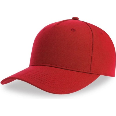 Atlantis Headwear Fiji 5 panelová baseballová COT-33010300499 Červená