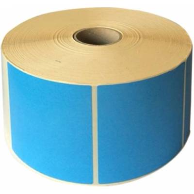 ZINTA Самозалепващи TH етикети ZINTA 58х43 mm, 1000 eт. /ролка, сини (58X43X1000-TH-BLUE)