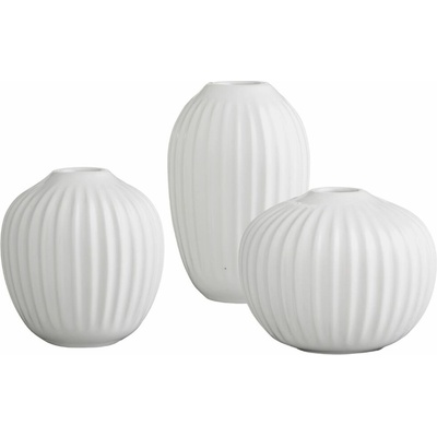 KÄHLER Darčekové balenie miniváz Hammershøi White - set 3 ks