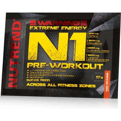 NUTREND N1 Pre-Workout 17 g – Zboží Mobilmania