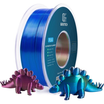 GEEETECH PLA Silk Tri-Color Red+Blue+Green - 1, 75 mm / 1000 g (700-001-1591)