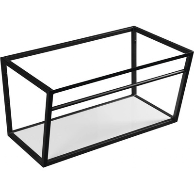 SAPHO SKA konštrukcia s policou 750x400x460mm, čierna mat SKA102