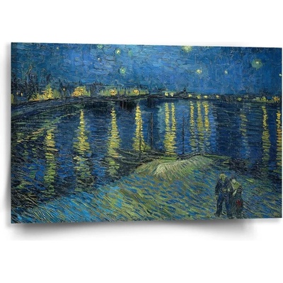 Sablio Obraz Hviezdna noc nad Rhônou - Vincent van Gogh - 60x40 cm