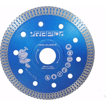 Rapid Diamantový rezný kotúč 125 x 10 x 22.2 mm M08706