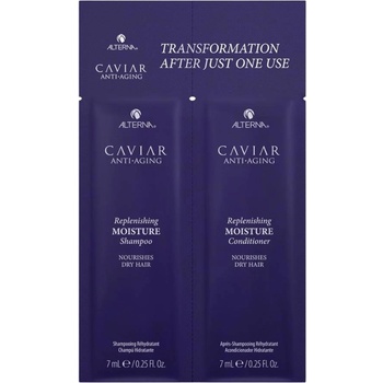 Alterna Haircare Caviar Replenishing Moisture Комплект - Шампоан и Балсам, 2 x 7 ml