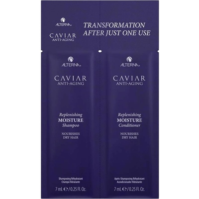 Alterna Haircare Caviar Replenishing Moisture Комплект - Шампоан и Балсам, 2 x 7 ml