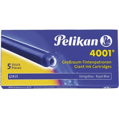 Pelikan Velkokapacitní inkoustové kazety Pelikan 4001 GTP/5 královská modř 5 kazet