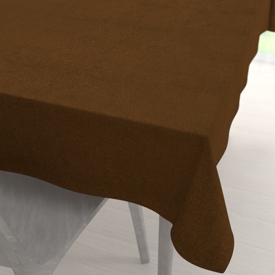 Biante Obdĺžnikový obrus/imitácia brúsenej kože Alcantara ALC-017 Hnedý hrdzavý 120x180 cm