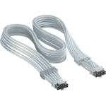 Corsair Gaming Corsair ThermalProtect PCIe 5.1 600W 12V-2x6 White захранващ кабел за видеокарта (CP-8920473)