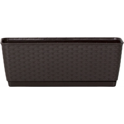 Trebor Kvetináč RATOLLA P tmavohnedý 30x12x13cm