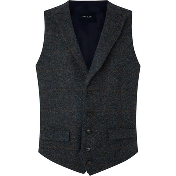 HACKETT Елек Hackett Teal Tweed waistcoat - Grey (Multicolor)