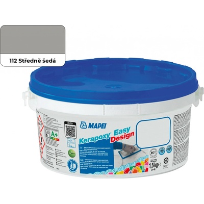 Mapei Kerapoxy Easy Design 112 středně šedá (1,5kg) – Zboží Mobilmania