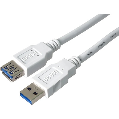 PremiumCord ku3paa3w USB 3.0 Super-speed 5Gbps A-A, MF, 9pin, 3m bílý