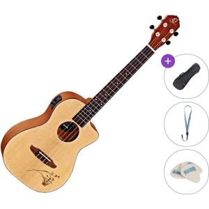 Ortega Guitars RU5CE-BA Standard SET Natural Баритон укулеле