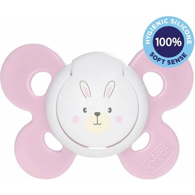 Chicco Physio Comfort silikonový dudlík zajíček 1 ks