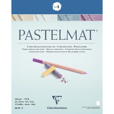 Clairefontaine Pastelmat blok č. 360 g 12 listov x 30 cm lepený4 24