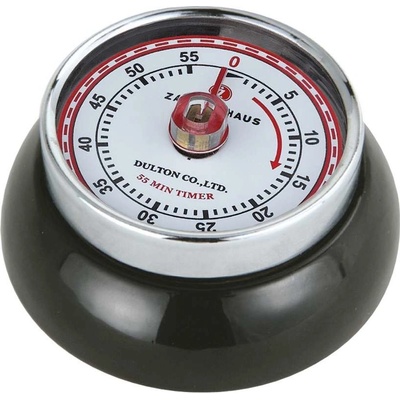 Kuchyňská magnetická minutka Speed Retro černá - Zassenhaus
