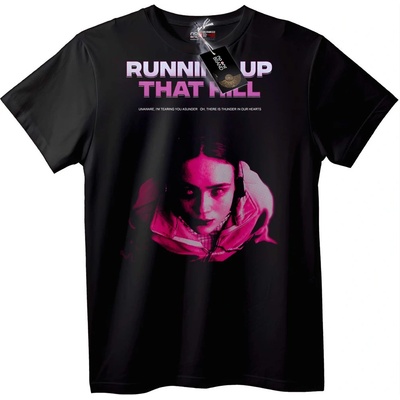 NOONEBRAND Тениска Тичащ По Онзи Хълм - 2XL, Black