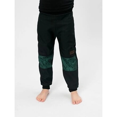 Drexiss Dětské softshellové kalhotybez zateplení black into the wild