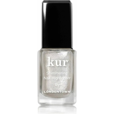 Londontown kur Shimmering Nail Highlighter Mirror Ball lak na nehty rozjasňující stříbrný s třpytkami 12 ml