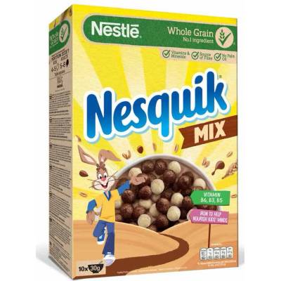 Nestle Зърнена закуска Nestle - Nesquik Mix, 325 g (12593150)