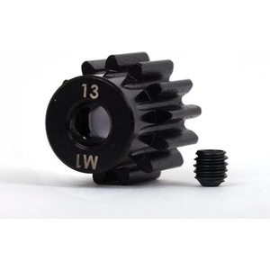 Traxxas Пиньон gear, 13-t pinion (1.0 metric pitch) (fits 5mm shaft)/ set screw trx6483x (trx6483x)