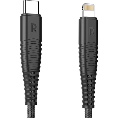 RAVPower Кабел RAVPower, от USB C(м) към Lightning, 1m, черен (IT7862)