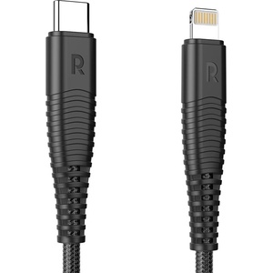 RAVPower Кабел RAVPower, от USB C(м) към Lightning, 1m, черен (IT7862)