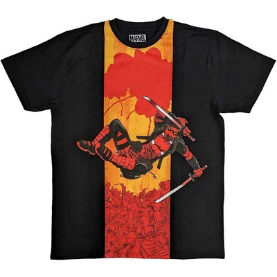Marvel tričko Deadpool Samurai čierne