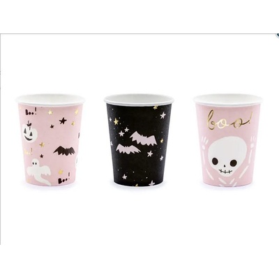 KPP61-EU1 Party Deco Papierové poháre Strašidelná párty 220ml