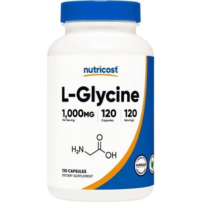 Nutricost L-Glycine 1000 mg [120 капсули]