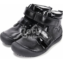 D.D.Step dětské celoroční barefoot boty A063-52818 Black