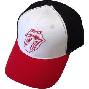 The Rolling Stones Classic Tongue Outline Шапка с козирка Red, White & Black UNI (RSCAP16RWB)
