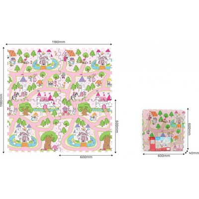 Wiky Měkké bloky princezna 60 x 60 cm 4 ks