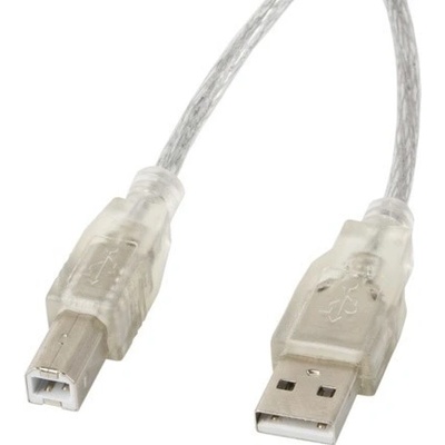 Lanberg CA-USBA-12CC-0030-TR USB-B, 3m, čirý