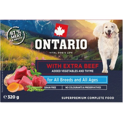 Ontario s extra hovězím 320 g