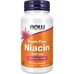 NOW Flush-Free Niacin 250 mg [90 капсули]