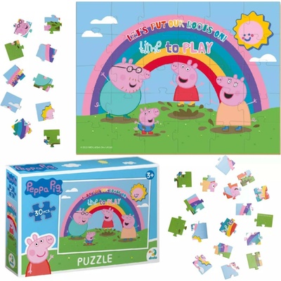 DODO Prasátko Peppa Duha 30 dielov
