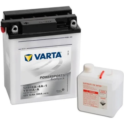 VARTA Powersports Freshpack 12V 12Ah left+ 12N12A-4A-1/YB12A-A 512011012A514