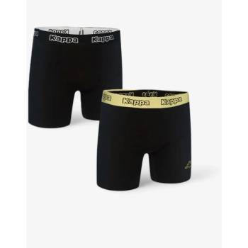 Kappa 2-Pack Boxershorts Black/Lime