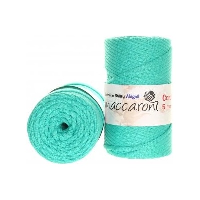 Maccaroni Šňůry Abigail 5mm - 405D tmavý mint