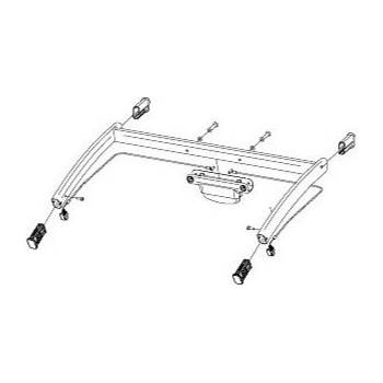 Thule RecliningSeat Assy-Single 17-X 40190641