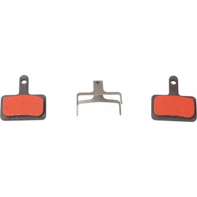BRENTA BIKE brzdové destičky cyklistické organic MTB / silnice polokovové vhodné pro SHIMANO DEORE BR-M575, BR-M525, BR-M515, BR-T615, BR-M506, BR-M505, BR-MT500, BR-M495, BR-M486, BR-M485, BR-M475, T