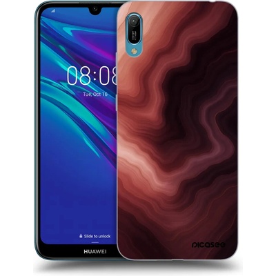 Picasee silikonový průhledný obal pro Huawei Y6 2019 - Rouge
